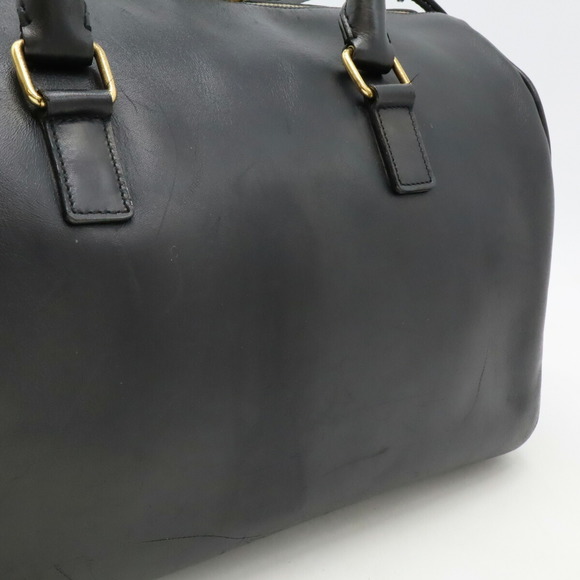 Saint Laurent Classic Duffle 6 Handbag Leather Black - Picture 9 of 9